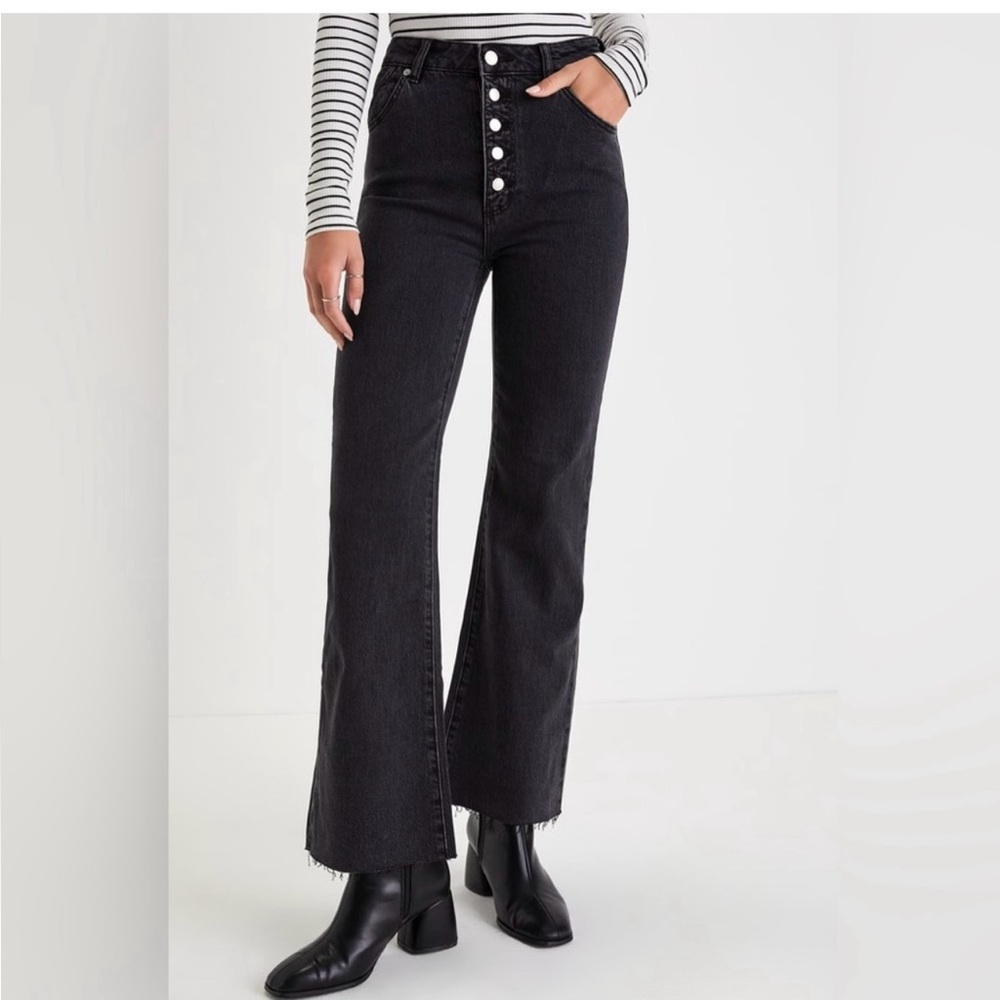 ROLLA’S High Rise Eastcoast Crop Flare Jeans